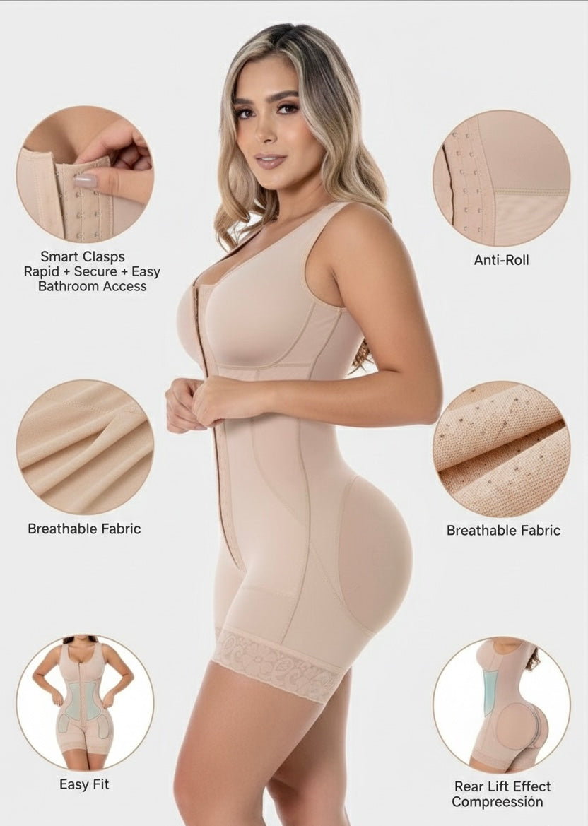 Open-Bust Full Body Shaper