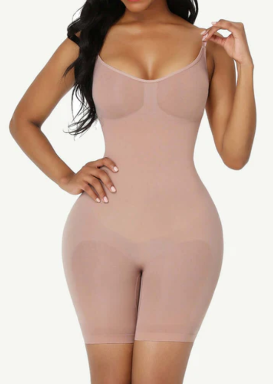 Invisible Mid-Thigh Shapewear Bodysuit
