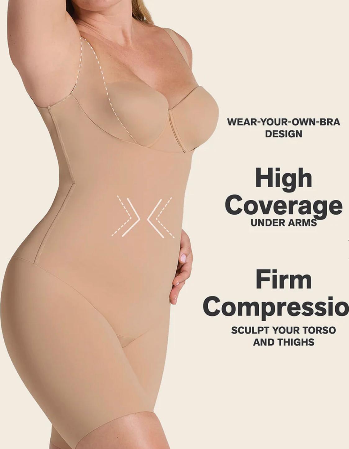 Seamless Sculpting Mid-Thigh Bodysuit