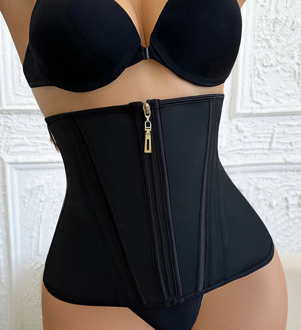 Waist Trainer Cincher - Steel Boned Compression Belt for Instant Results